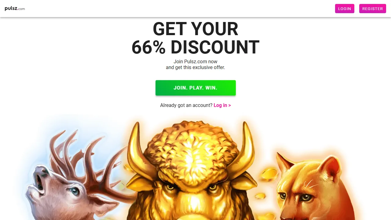 Sweepstakes casino guide — Pulsz example