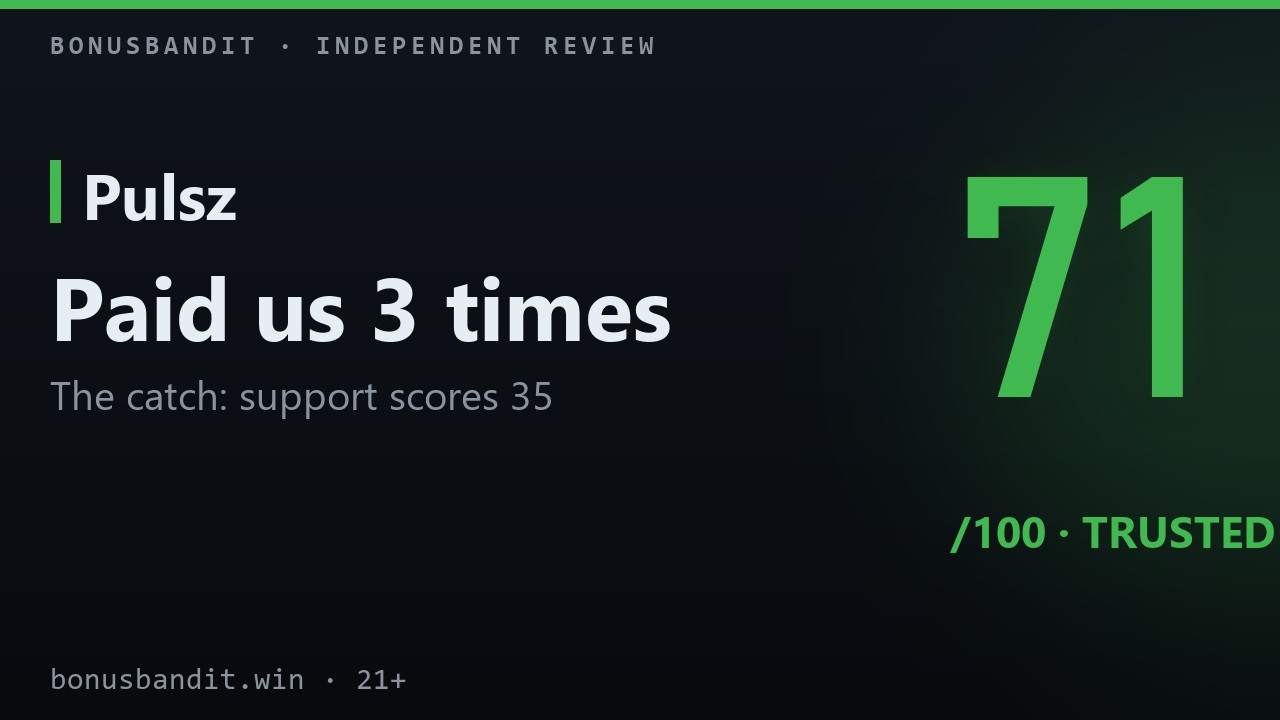 Pulsz Paid Us 3 Times. The Catch Is the Support